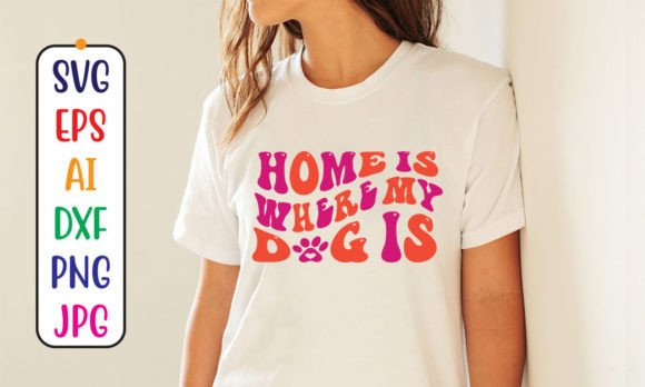 A Retro Dog Embroidery Design for Home Sweet Projects