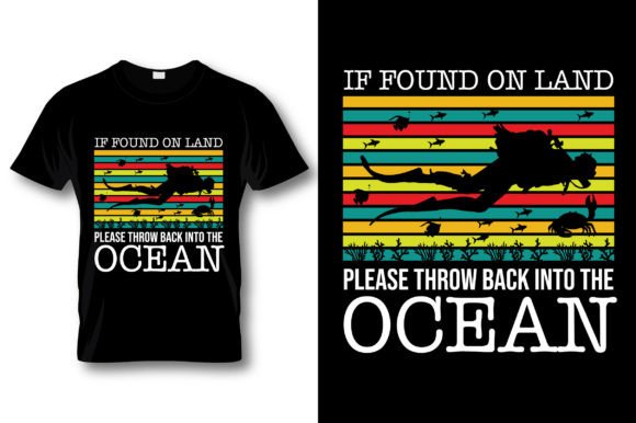 A Scuba Diving Graphics Asset for T-Shirt Designs