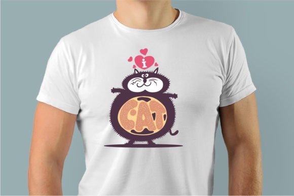 Cat Fat: A Graphic for Bold T-Shirt Designs & Merchandise