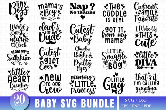 Crafting Cute Products with a Funny Baby SVG Bundle