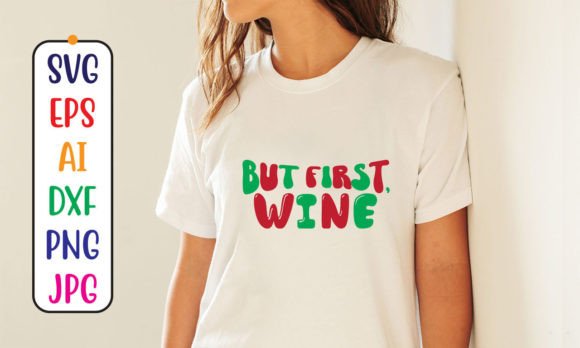 Design Review: But First, Wine Retro SVG for Embroidery