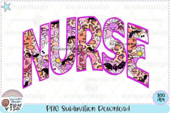 Evaluating Nurse Spooky Halloween Vibes Retro for Embroidery