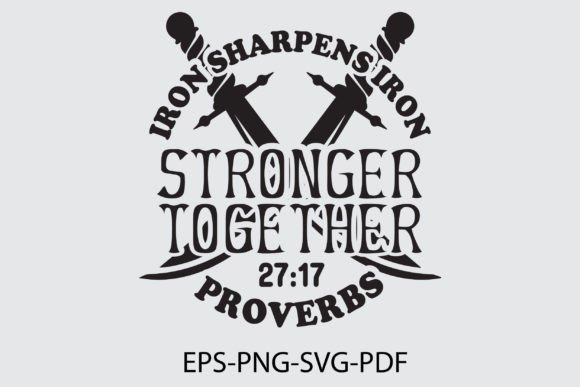 Iron Sharpens Iron: A Robust Graphic for Strength-Based Brands