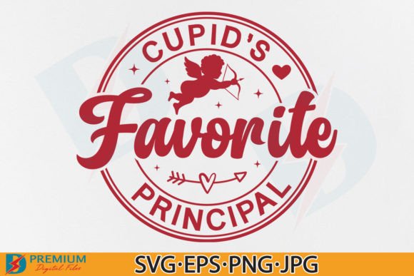 Principal Valentine SVG: Graphics for T-Shirt Designs
