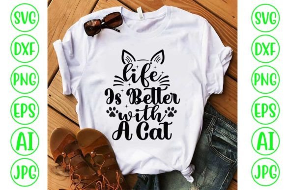 Reviewing Life is Better with a Cat SVG Design for Crafting and Graphics