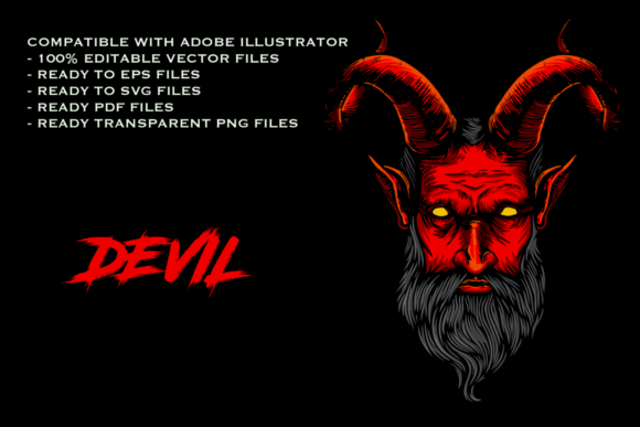 The Vintage Devil Head Vector: A Graphic Designer’s Review for T-Shirt Designs & Beyond